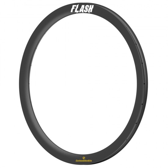 Jante en fibre de carbone asymétrique pour gravel 32 pouces 45mm de profondeur 33mm de largeur